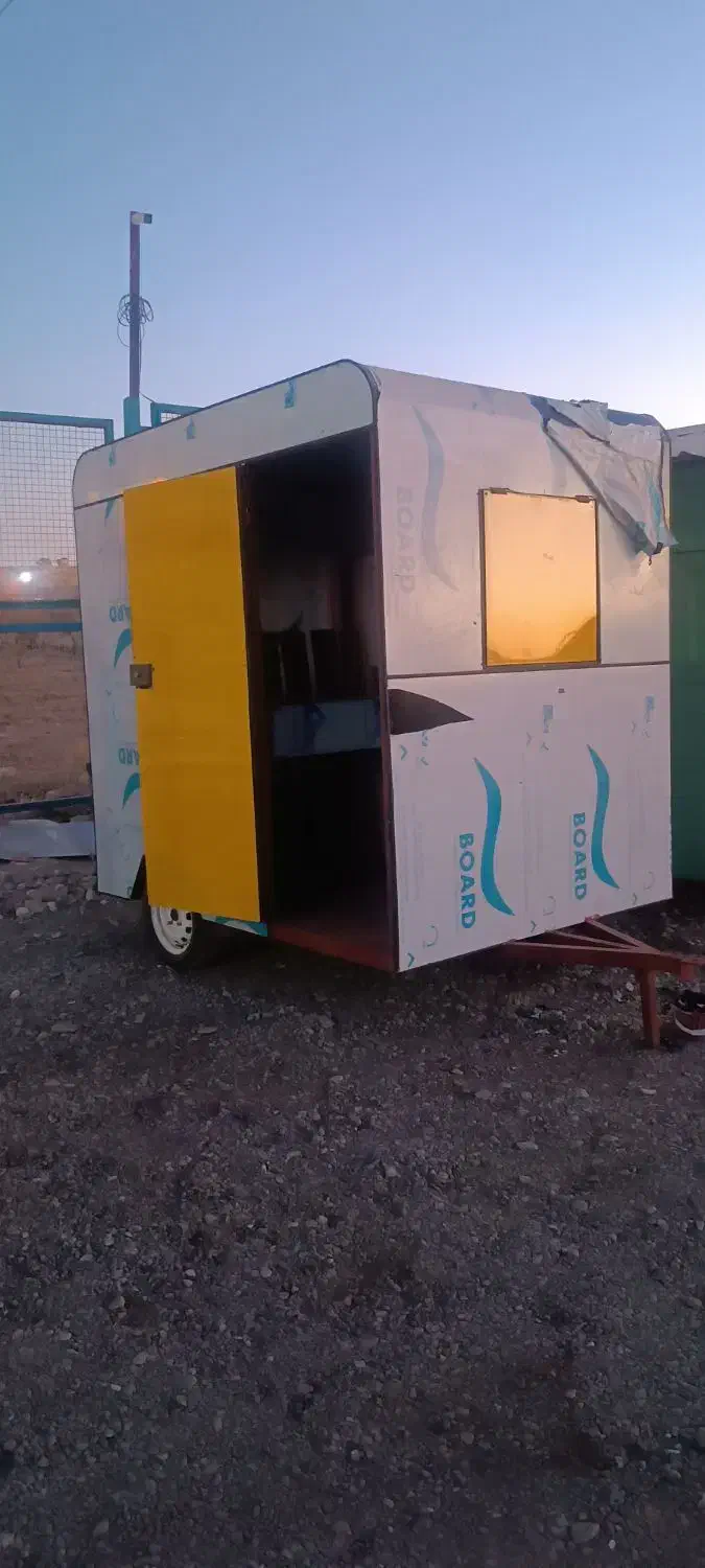 فست فود سیار (فود تراک) کانکس|فروشگاه و مغازه|فردیس, نیروگاه برق|دیوار