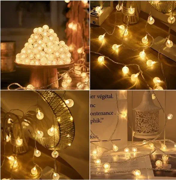 تزئینات نور(ریسه،رقص نور،برگ مصنوعی)|ریسه و چراغ تزئینی|قائن, |دیوار