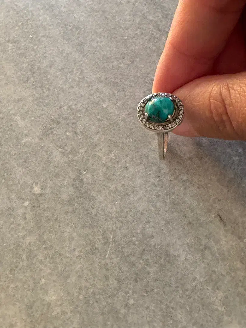 انگشتر نقره نگین فیروزه|جواهرات|قم, عمار یاسر|دیوار