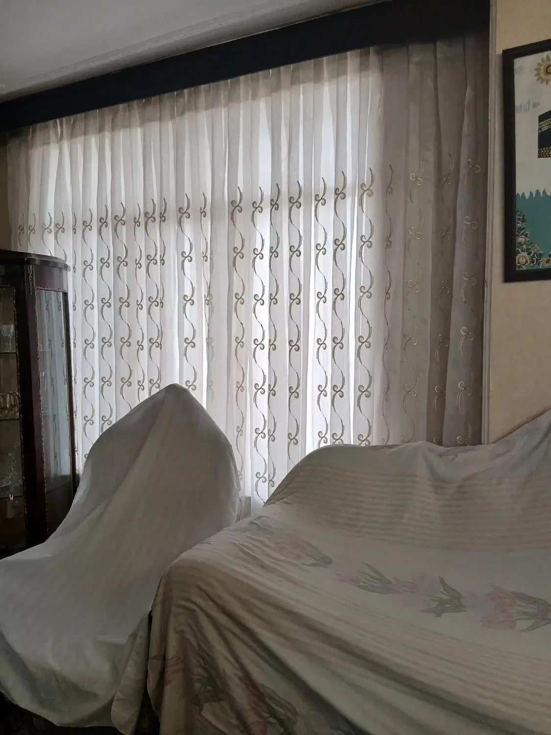 پرده حریر|پرده، رانر، رومیزی|کرج, باغستان|دیوار