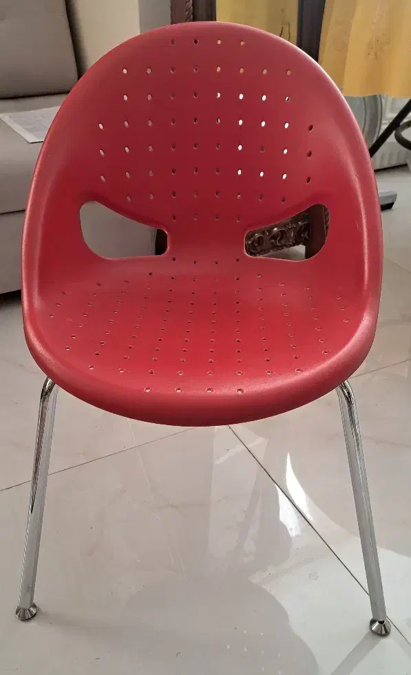 صندلی نیلپر قرمز پایه فولادی|مبلمان اداری|مشهد, گوهرشاد|دیوار