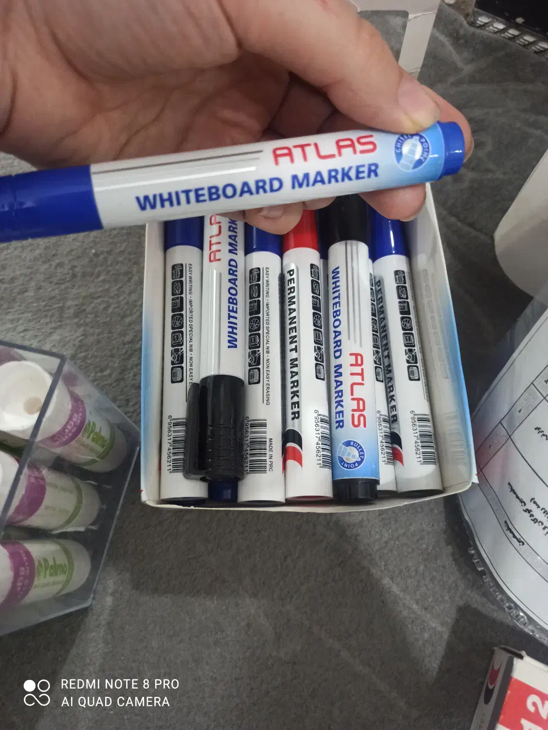 ماژیک وایت برد مارک اطلس|لوازم التحریر|قم, پردیسان|دیوار