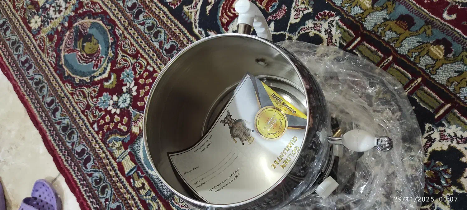 سماور ۶ لیتری نوعه نوعه|سماور، چایساز، قهوهساز|سرخرود, |دیوار