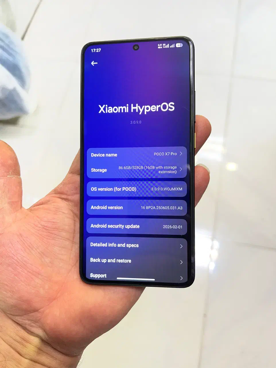 Poco x7 pro 512 G ram 12|موبایل|نسیم‌شهر, |دیوار