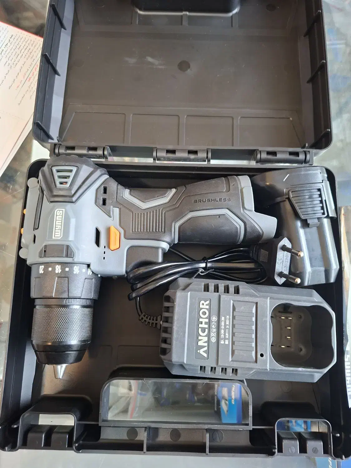 دریل پیچگوشتی شارژی براشلس۱۶.۸ وینز گارانتی دار|ابزارآلات|تهران, شهرک شریفی|دیوار