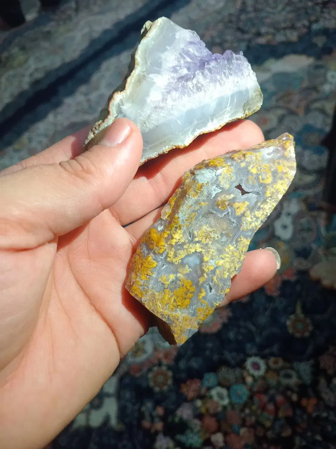 ۲تا سنگ|جواهرات|نقده, |دیوار