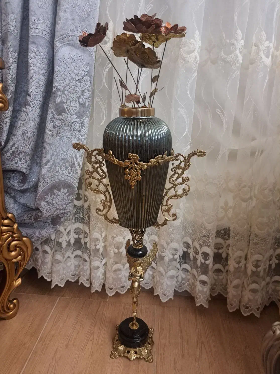 گلدان برنز|صنایع دستی و سایر لوازم تزئینی|اردبیل, |دیوار