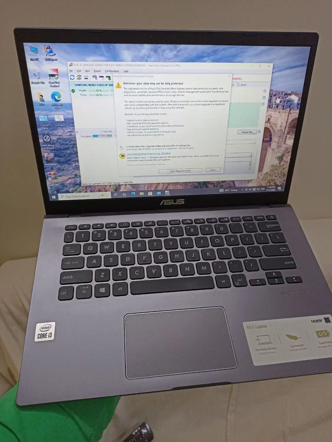 Asus R427  VivoBook نسل 10  Cori3|رایانه همراه|اصفهان, آهنگران|دیوار