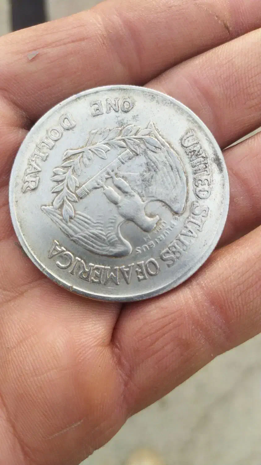 سکه دلار آمریکا|کلکسیون سکه، تمبر، اسکناس|هشتگرد, شهرک بعثت|دیوار