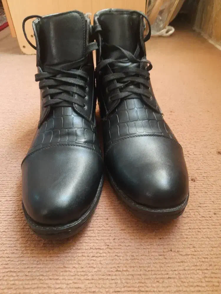 نیم بوت مردانه مشکی درجه یک|کیف، کفش، کمربند|شوشتر, |دیوار