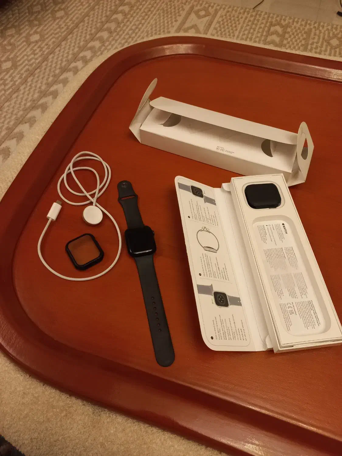 اپل واچ سری ۹ سایز ۴۵در حد|لوازم جانبی موبایل و تبلت|کرج, آق تپه|دیوار