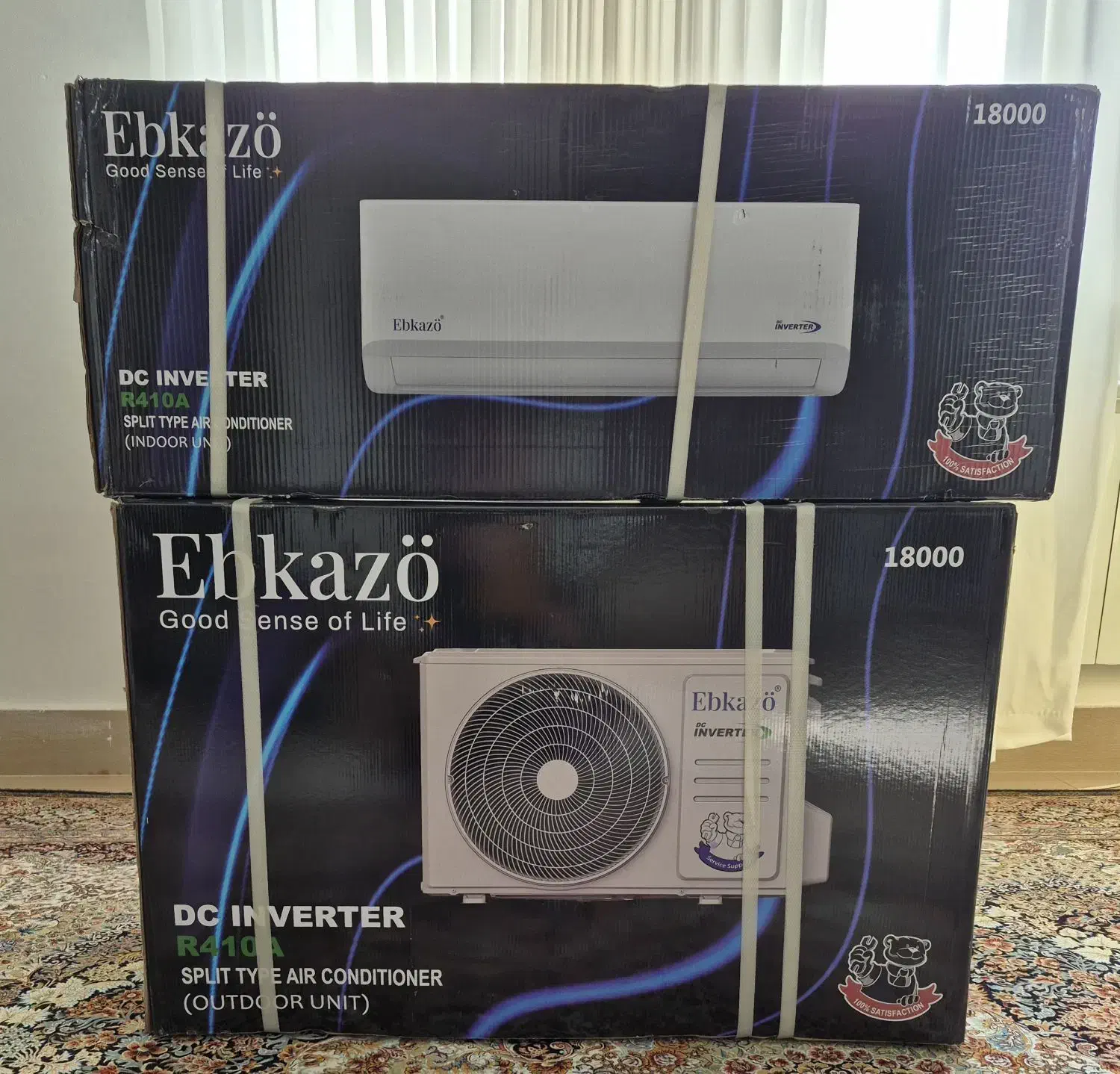 اسپلیت ابکازو ۱۸ هزار|کولر گازی و فن‌کوئل|قائم‌شهر, |دیوار