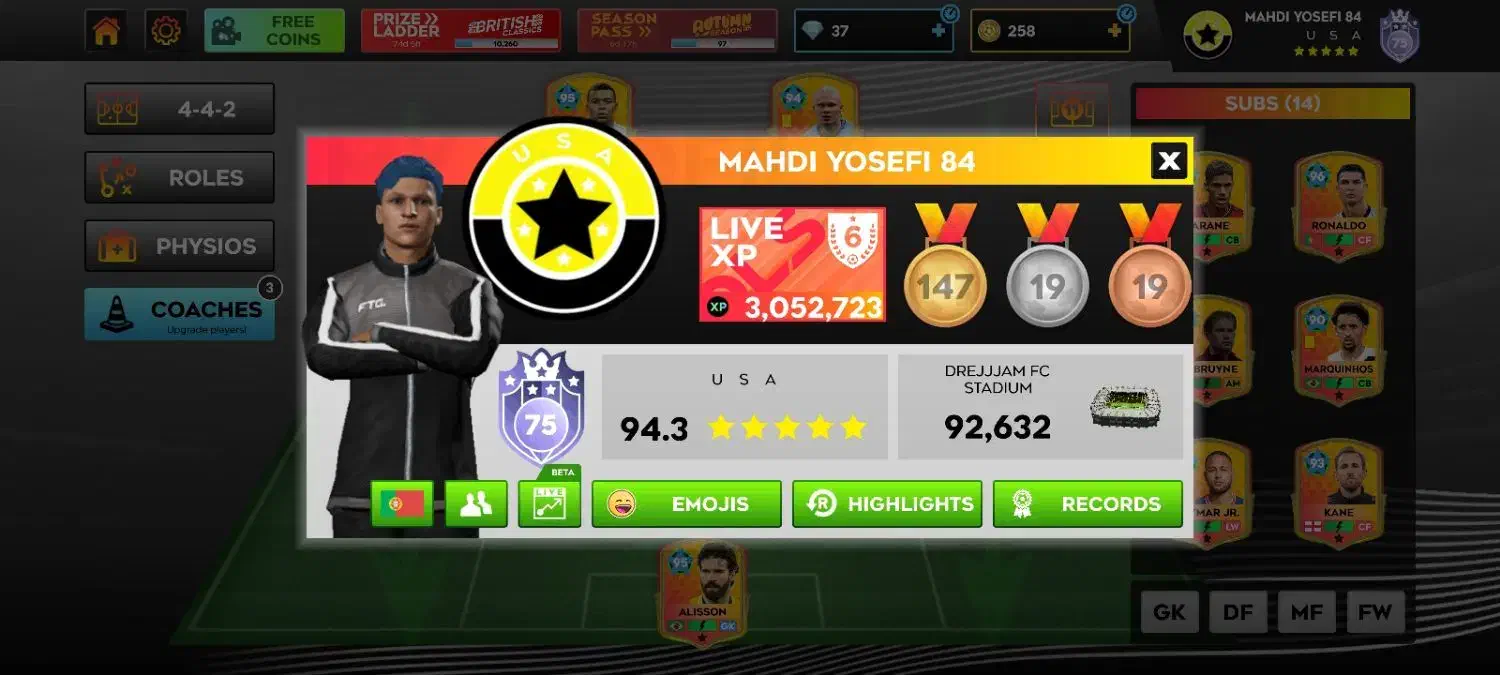 اکانت دریم لیگ|کنسول، بازی ویدئویی و آنلاین|فردیس, شهرک شهید حسینی|دیوار