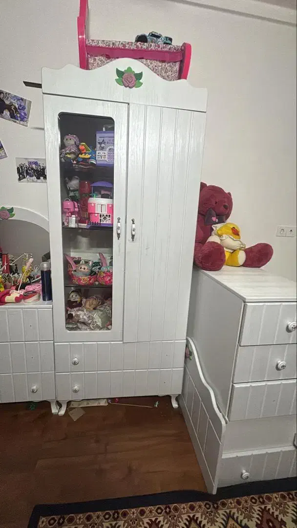 تخت و کمد و همراه تشک|تخت و سرویس خواب|گرگان, |دیوار