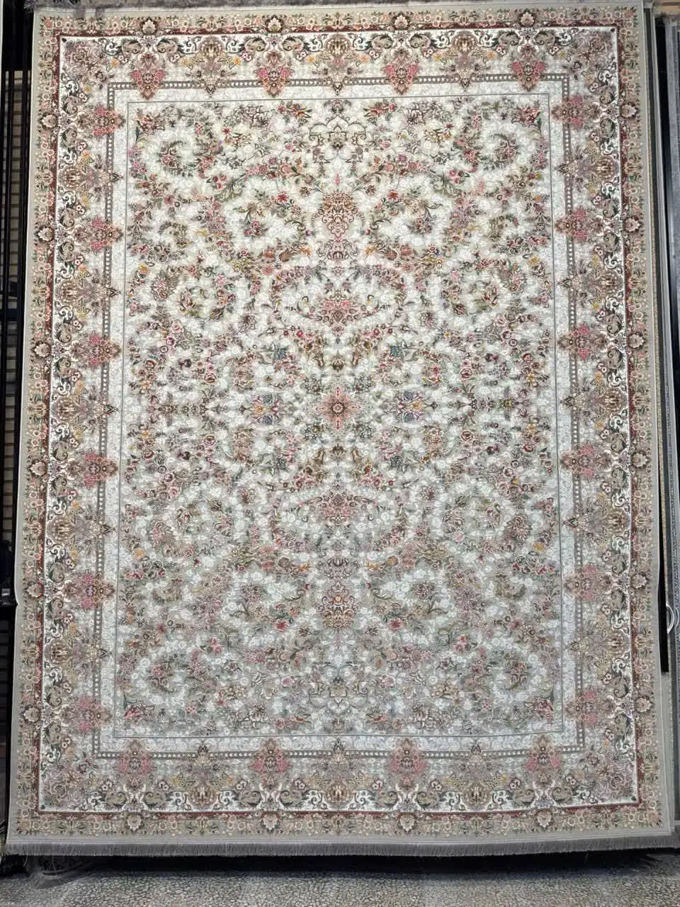 فرش ۱۲۰۰شانه تراکم ۳۶۰۰ اصلی  خرید از تولیدی|فرش|کاشان, راوند|دیوار