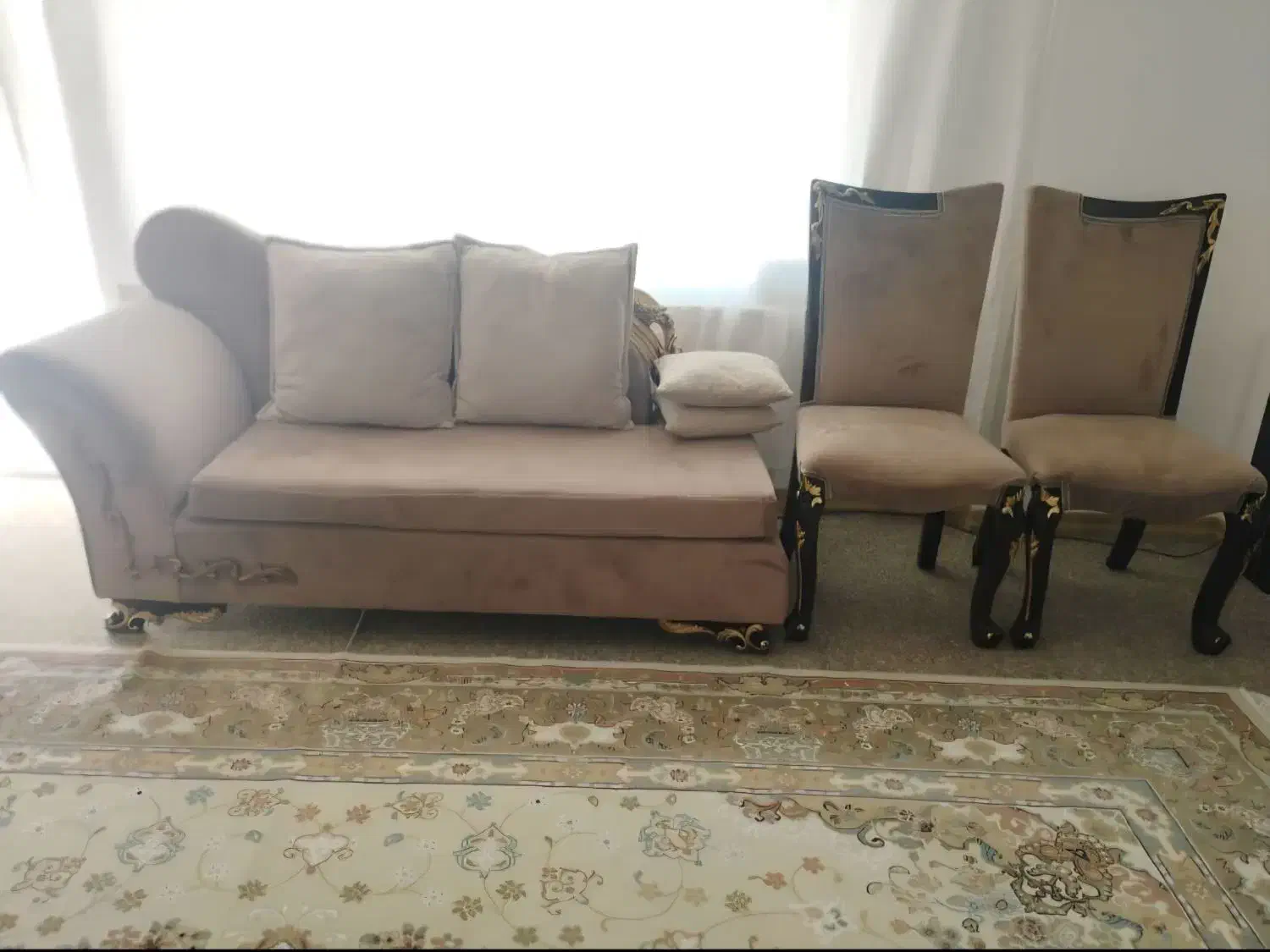 مبلمان نه نفره|مبلمان خانگی و میز عسلی|سنندج, |دیوار