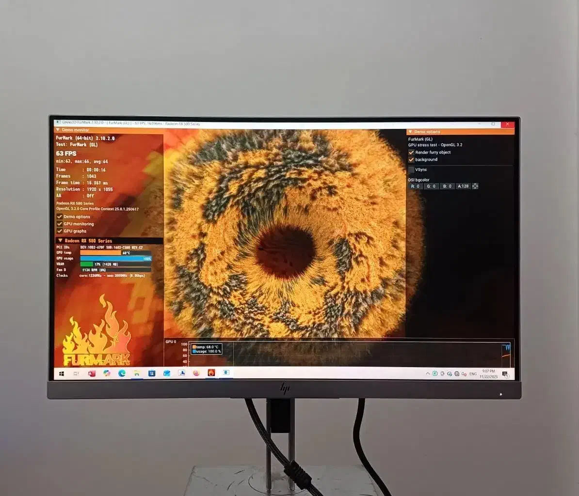 مانیتور hp|قطعات و لوازم جانبی رایانه|خرم‌آباد, |دیوار