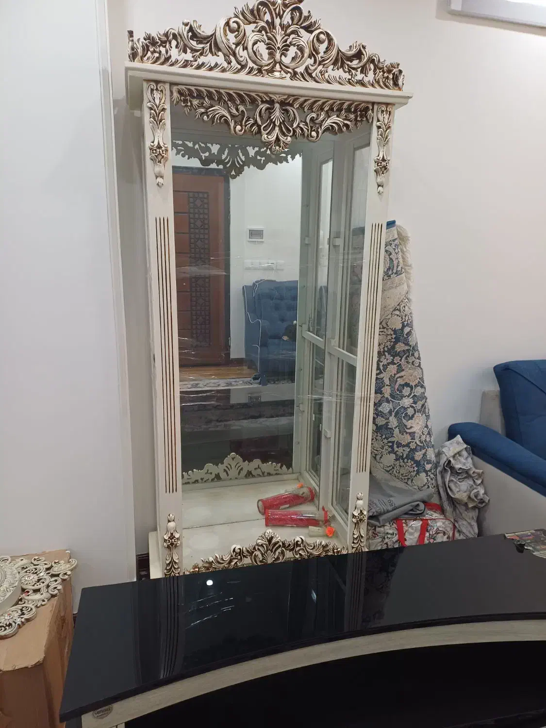 ویترین و میز تلویزیون|بوفه، ویترین، کنسول|قرچک, پارس سرام|دیوار