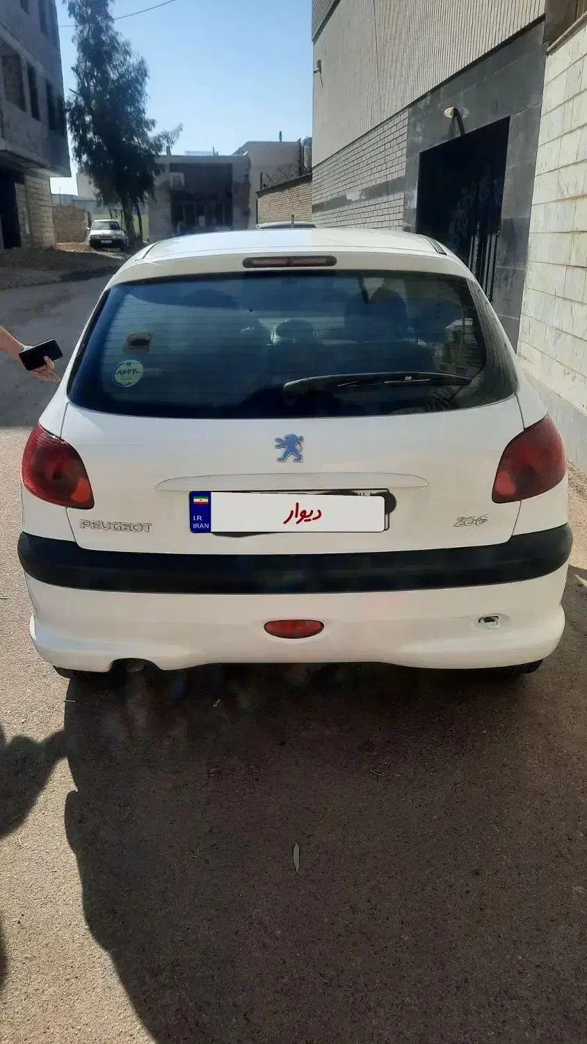 پژو۲۰۶|خودرو سواری و وانت|سمنان, |دیوار