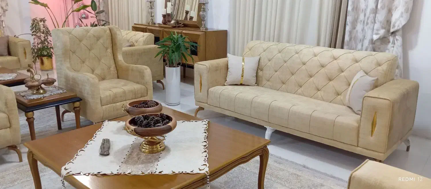 مبل راحتی تمام چستر پارچه خارجی خراج|مبلمان خانگی و میز عسلی|اردبیل, |دیوار