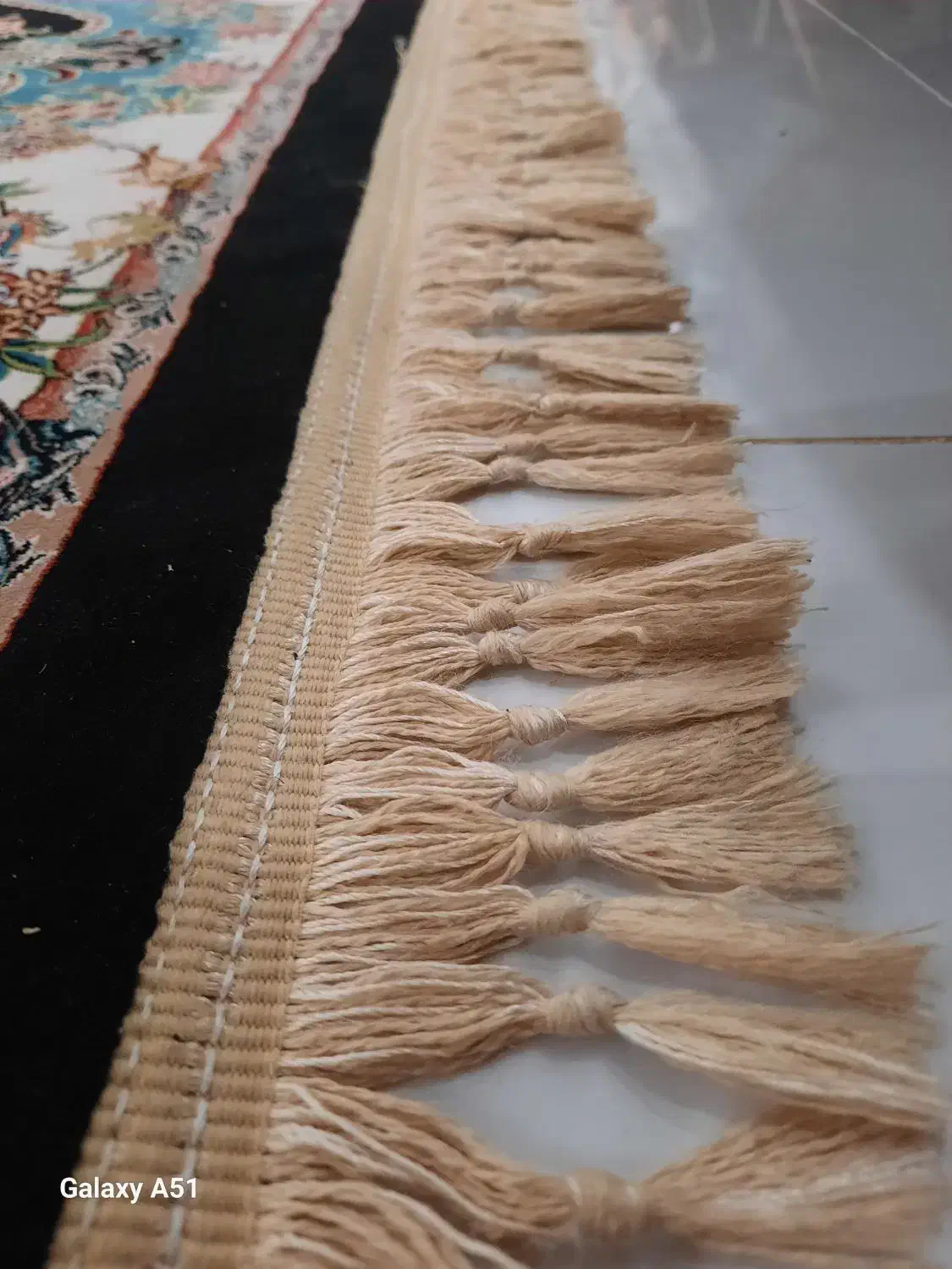 ۲تخته ۹متری جفت،۱۲۰۰شانه دستبافت گونه،ابریشمی|فرش|شاهرود, |دیوار