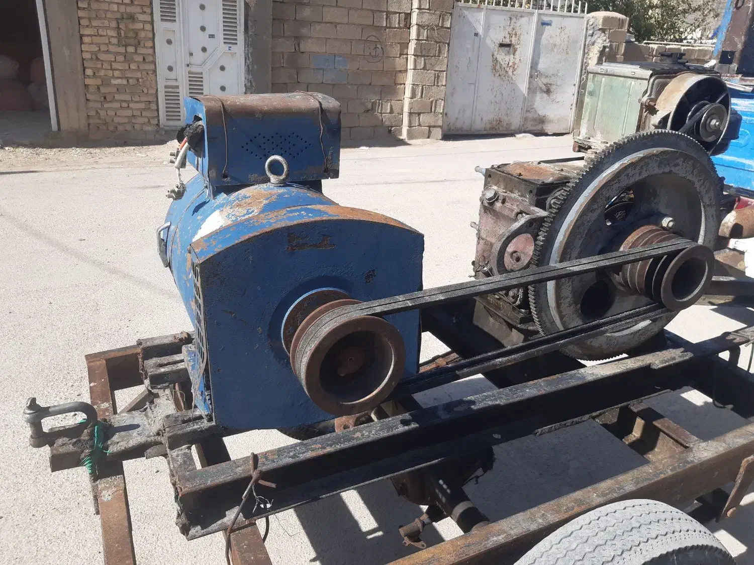 موتور برق دیزل ۱۵ کیلو وات با شاسی چرخدار|ماشینآلات صنعتی|ارژن, |دیوار