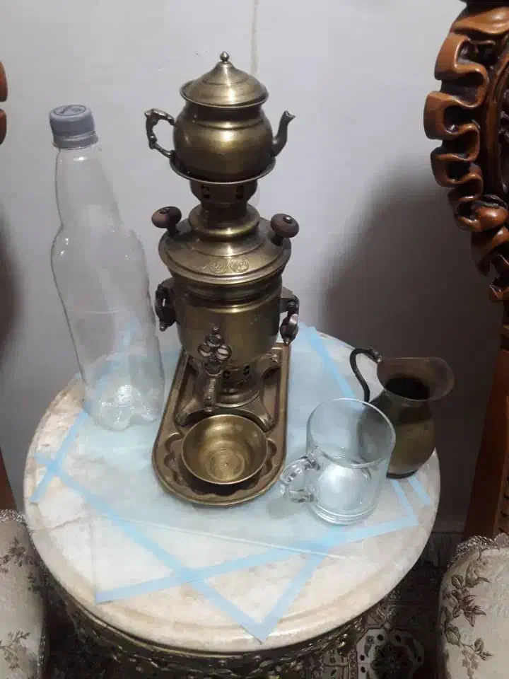 سماور برنز زغالی|سماور، چای‌ساز، قهوه‌ساز|اهواز, آسیاباد|دیوار