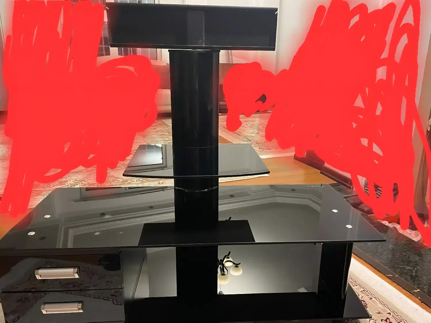 فروش میز تلویزیون تقریبا نو|میز تلویزیون|چالوس, |دیوار