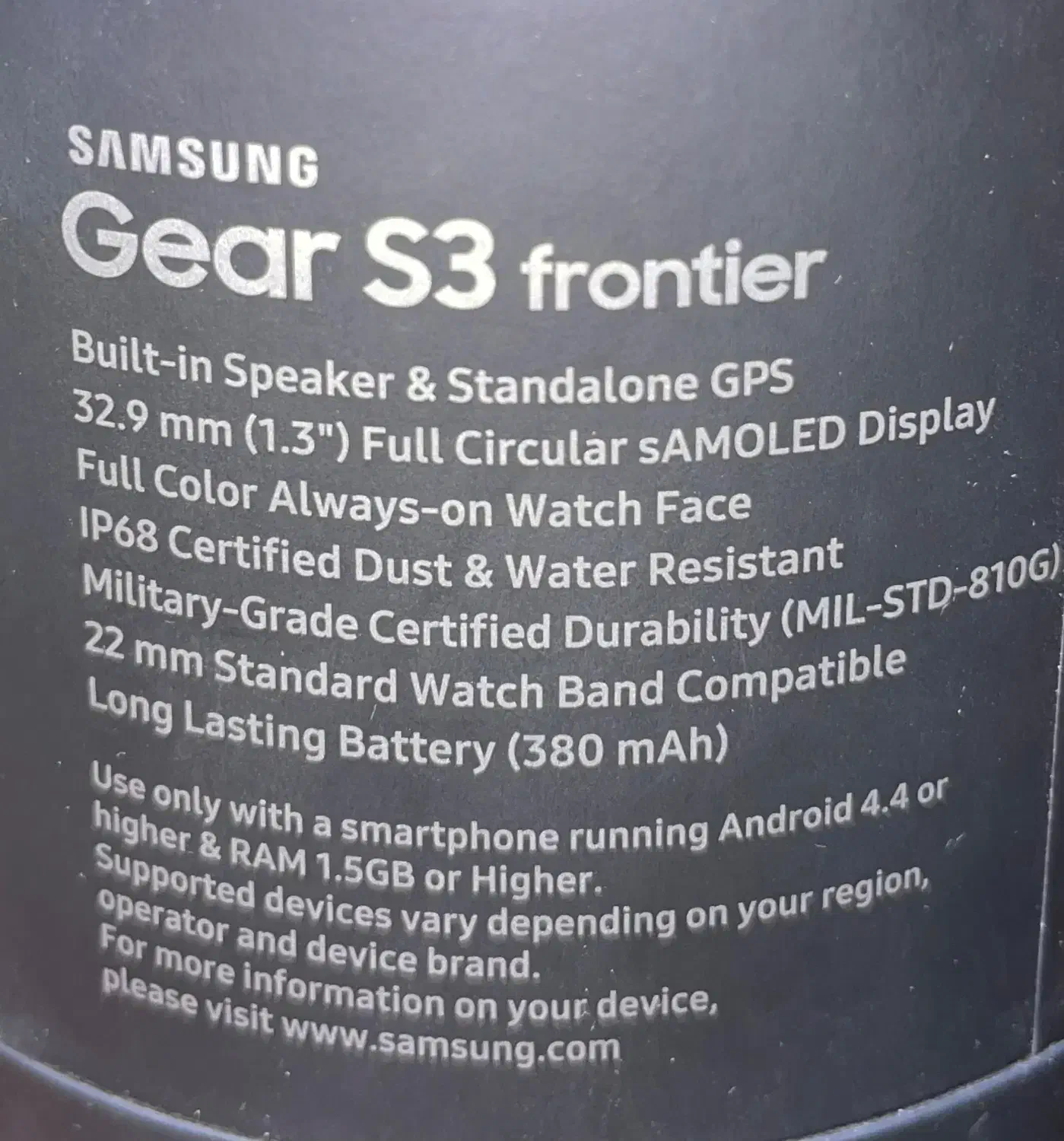 ساعت هوشمند Samsung Gear S3 frontier|ساعت|اصفهان, لنبان|دیوار