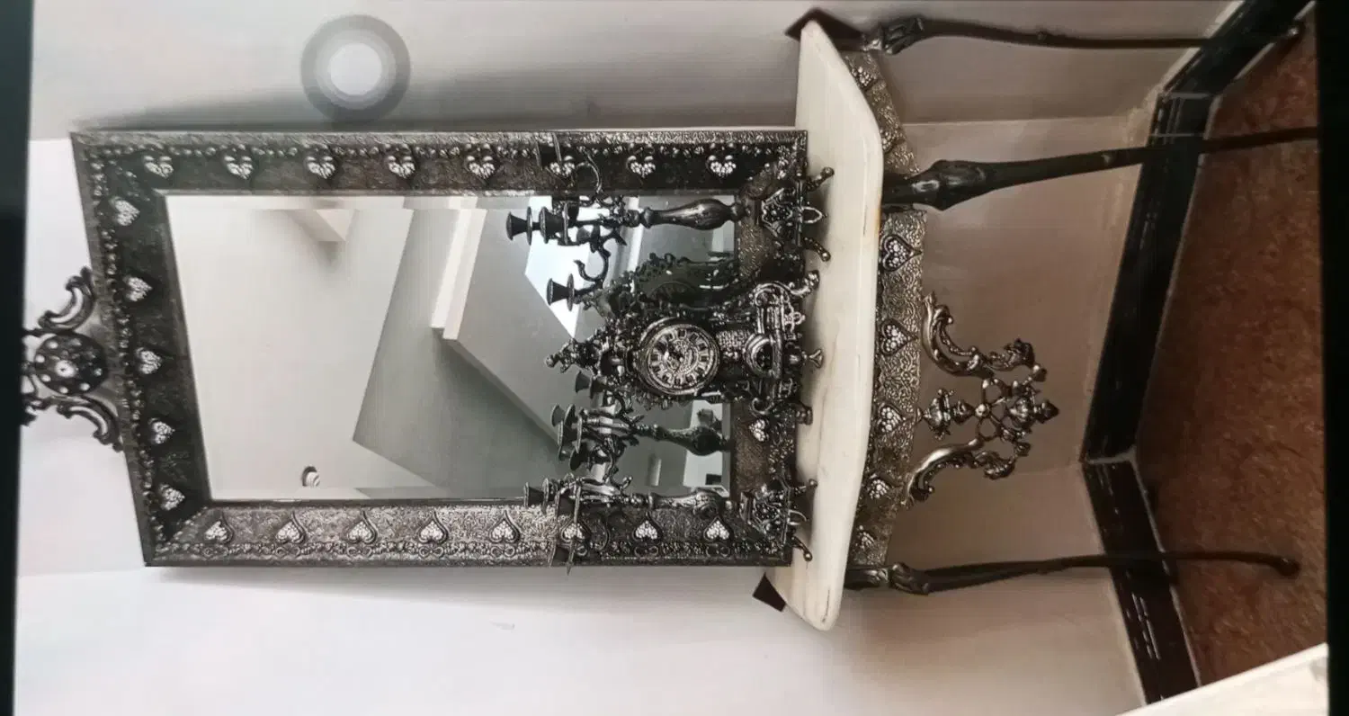 فروش آینه و شمعدان برنج|صنایع دستی و سایر لوازم تزئینی|ساری, |دیوار