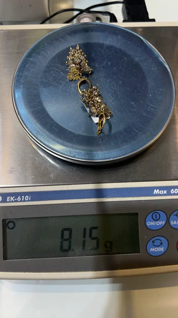 گوشواره انگور بدوناجرت|جواهرات|تهران, صادقیه|دیوار