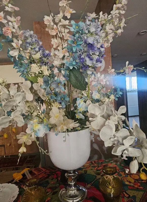 گلدان گل|گل مصنوعی|اصفهان, الهیه|دیوار