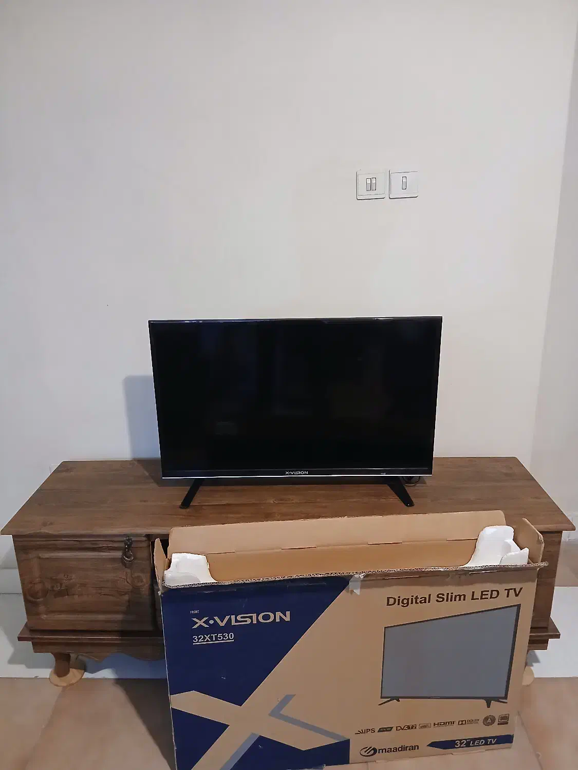 تلویزیون ایکس ویژن ۳۲ اینچ|تلویزیون و پروژکتور|تهران, ایرانشهر|دیوار