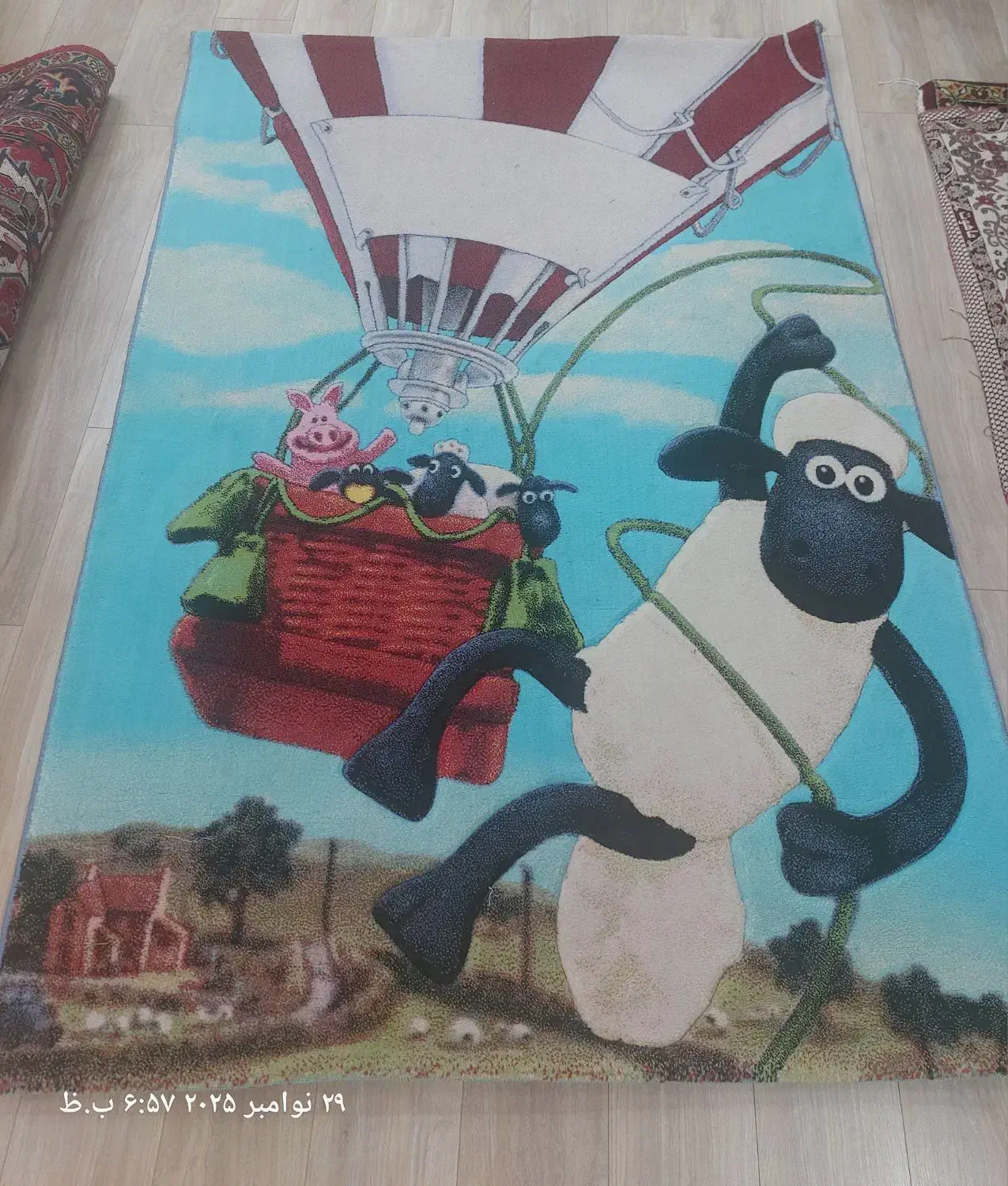 تخفیف ویژه فرش فانتزی کودک طرح کارتونی|فرش|اهر, |دیوار