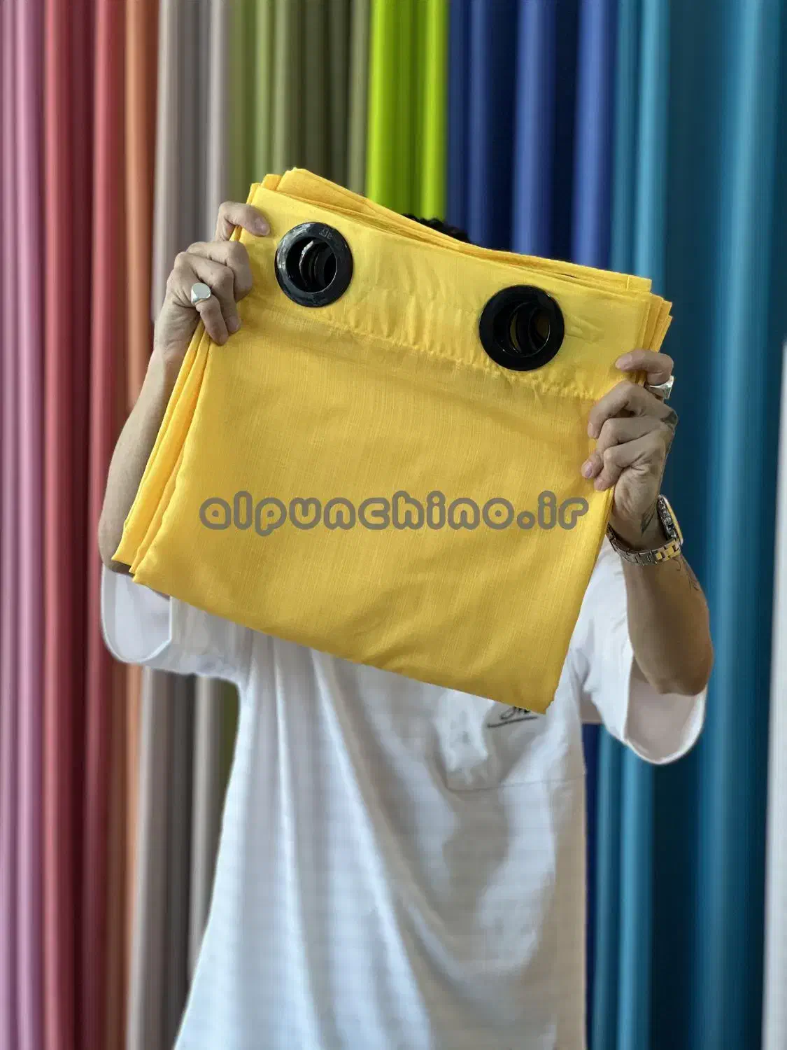 حریر رنگ‌بندی آماده|پرده، رانر، رومیزی|مشهد, الهیه|دیوار