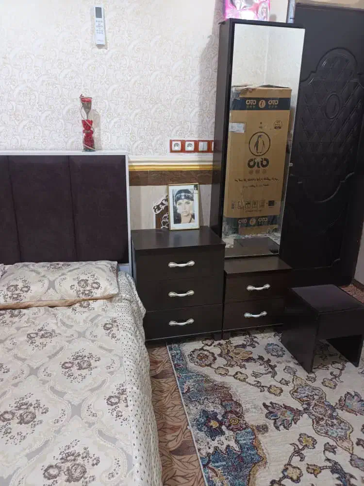 شیبان|تخت و سرویس خواب|باوی, |دیوار