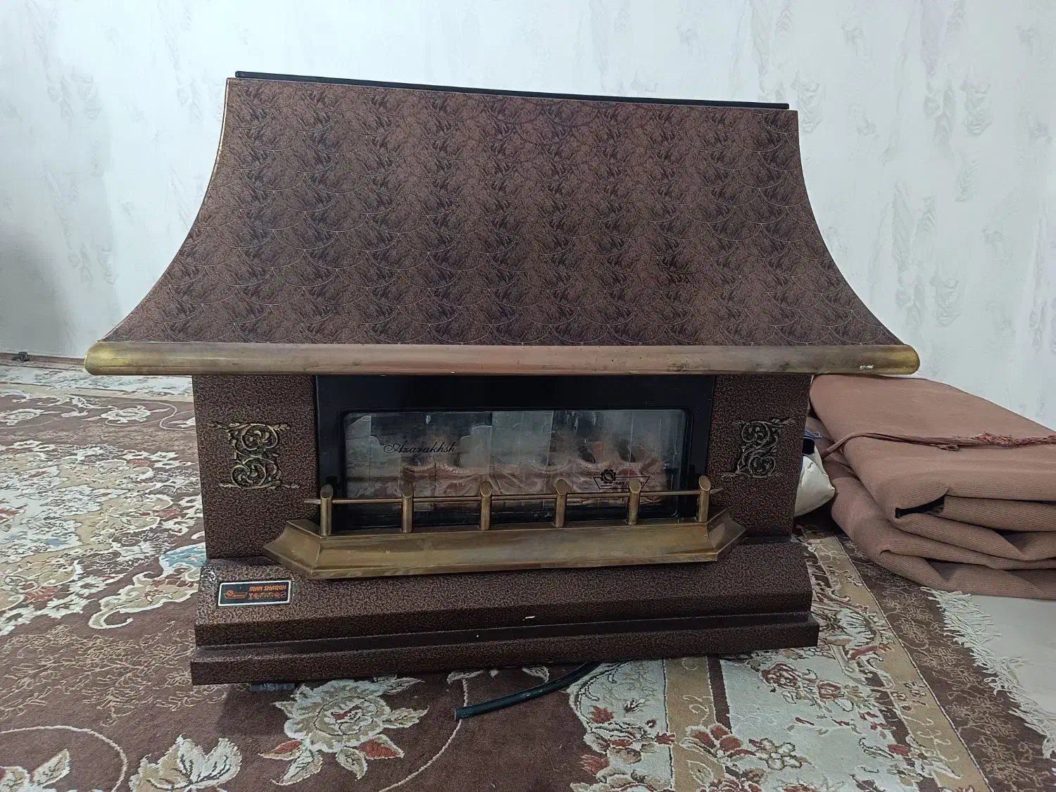 بخاری شومینه آریا شرق|بخاری، هیتر، شومینه|فولادشهر, B2|دیوار