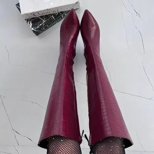 بوت بلند زیر زانو پینترستی سایز 38|کیف، کفش، کمربند|تربتحیدریه, شهید قرنی|دیوار