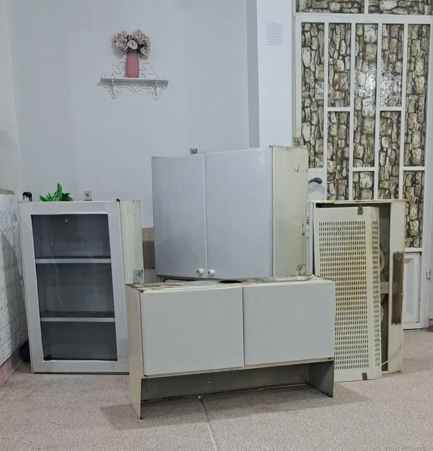 کابینت فلزی|آب‌چکان و نظم‌دهنده ظروف|اهواز, سپیدار|دیوار