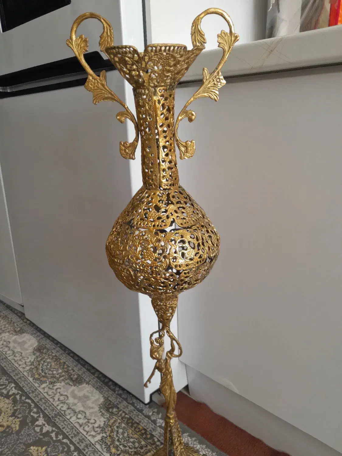 گلدان برنز|صنایع دستی و سایر لوازم تزئینی|رباط‌کریم, شترخوار|دیوار