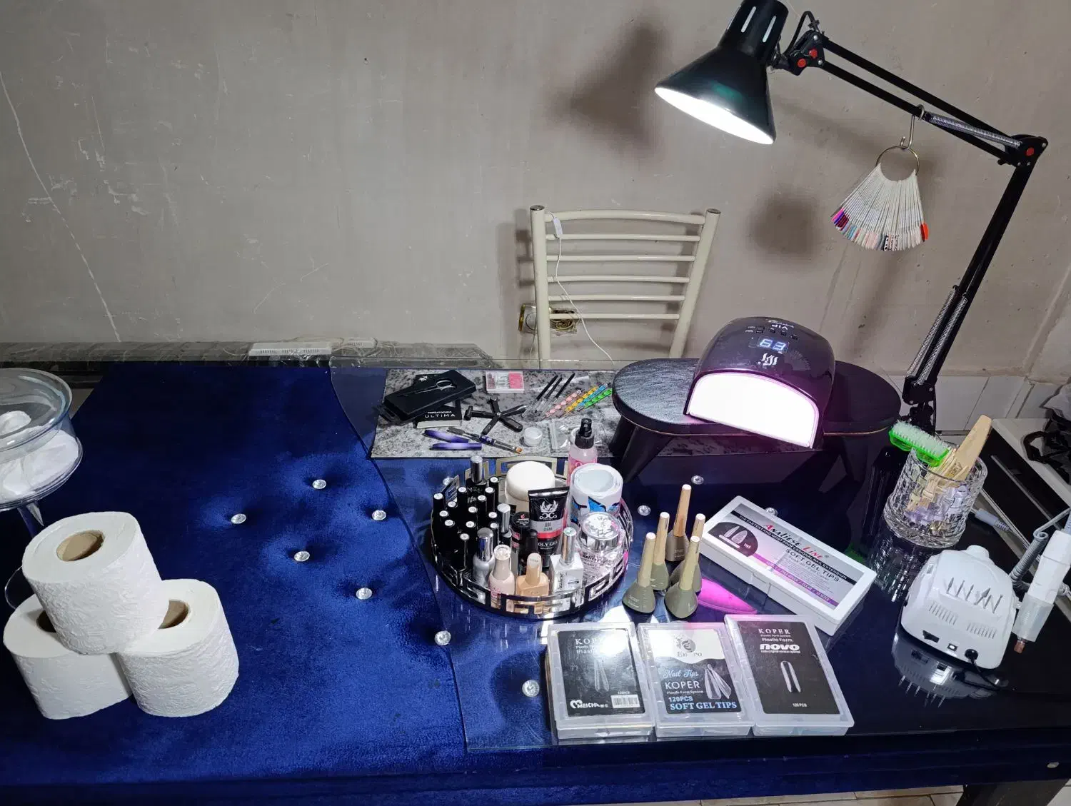 پک کامل ناخنکاری با سوهان ماراتن و یووی شارژی|آرایشی، بهداشتی، درمانی|ماهدشت, |دیوار