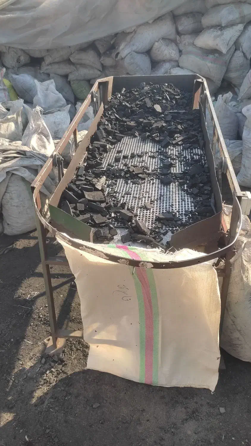 زغال تخته قرمز بدون جرقه خاکه فرش عمده خورده|عمدهفروشی|ری, شهرک نظامی|دیوار