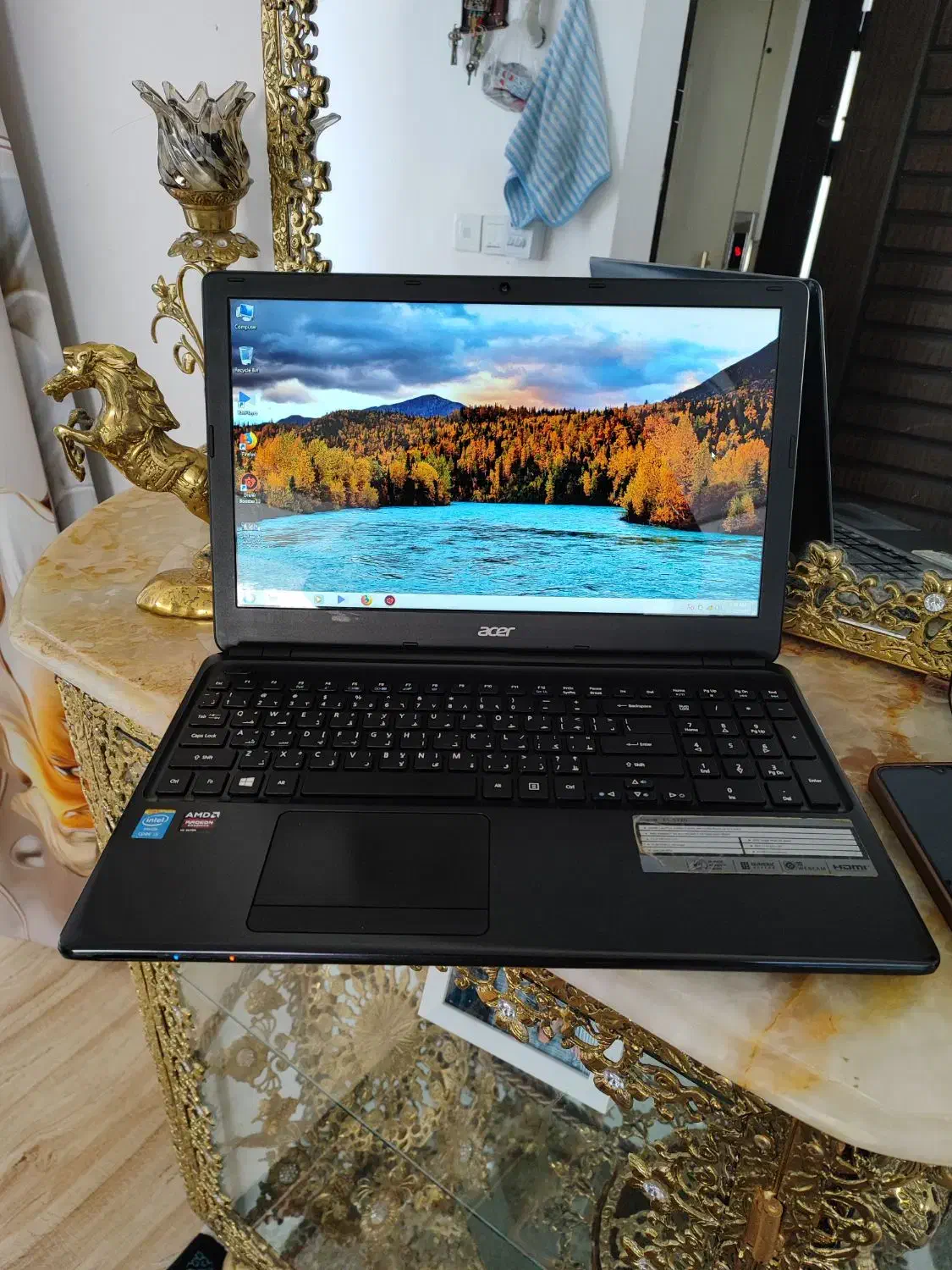 لپتاپ مدل acer کاملا سالم و تمیز باگرافیک اختصاصی|رایانه همراه|ملایر, |دیوار