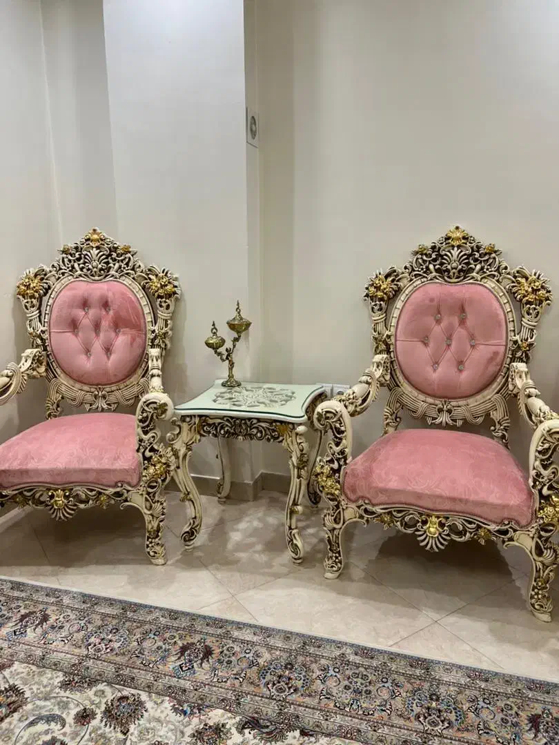 مبل استیل  ۹ نفره منبت کاری  در حد خیلی نوو|مبلمان خانگی و میز عسلی|دماوند, گیلاوند|دیوار