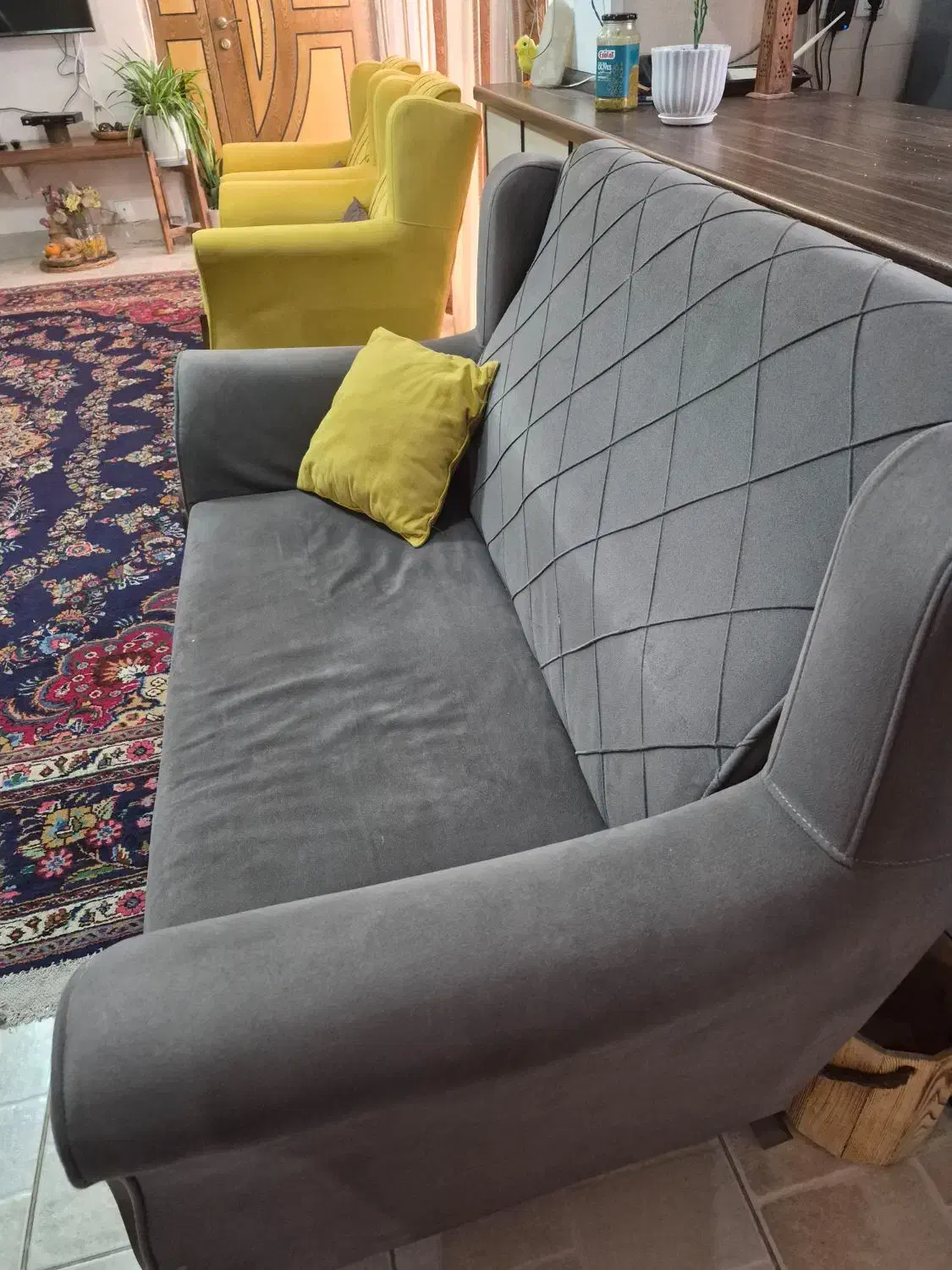 مبلمان راحتی ۹ نفره|مبلمان خانگی و میز عسلی|اصفهان, سرتاوه|دیوار