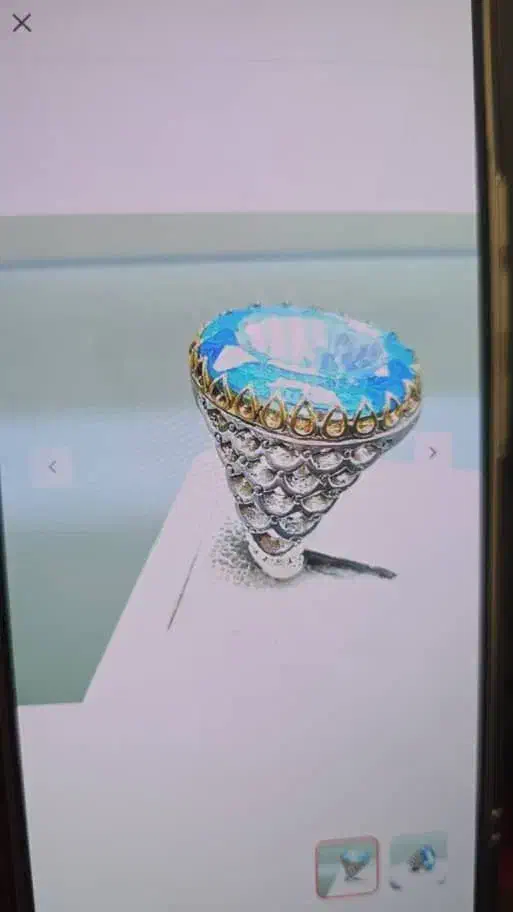 انگشتر توپاز|جواهرات|نهاوند, |دیوار