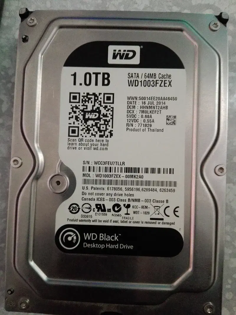 هارد وسترن بلک سلامت 100%|قطعات و لوازم جانبی رایانه|قدس, شهرقدس|دیوار