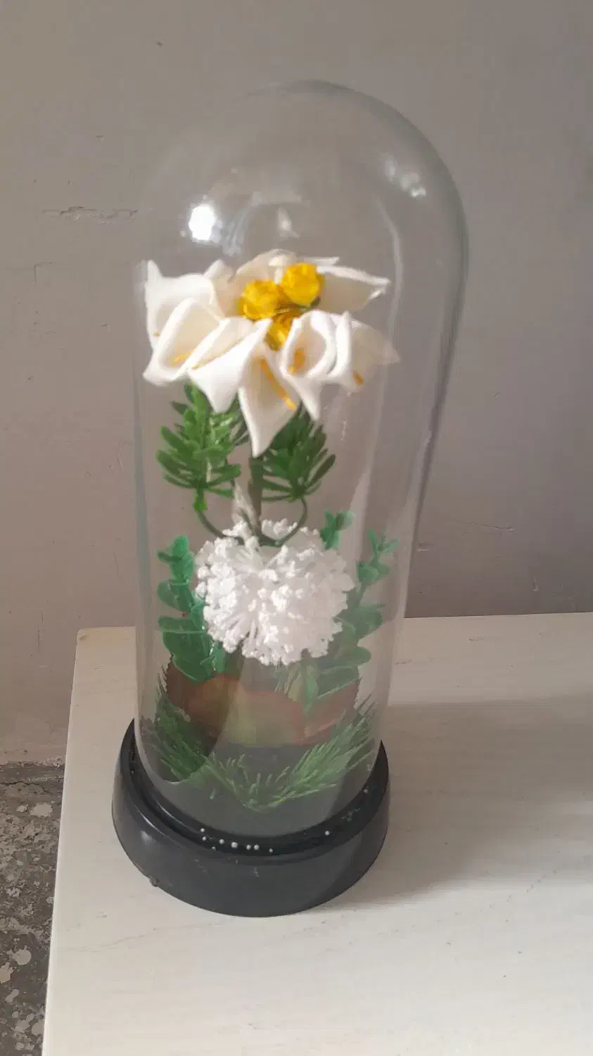 گل وگلدان شیشه ای|گل مصنوعی|کرمانشاه, |دیوار