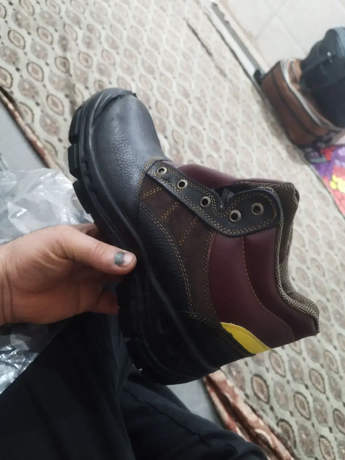 کفش کار پنجه فولادی|کیف، کفش، کمربند|یزد, |دیوار