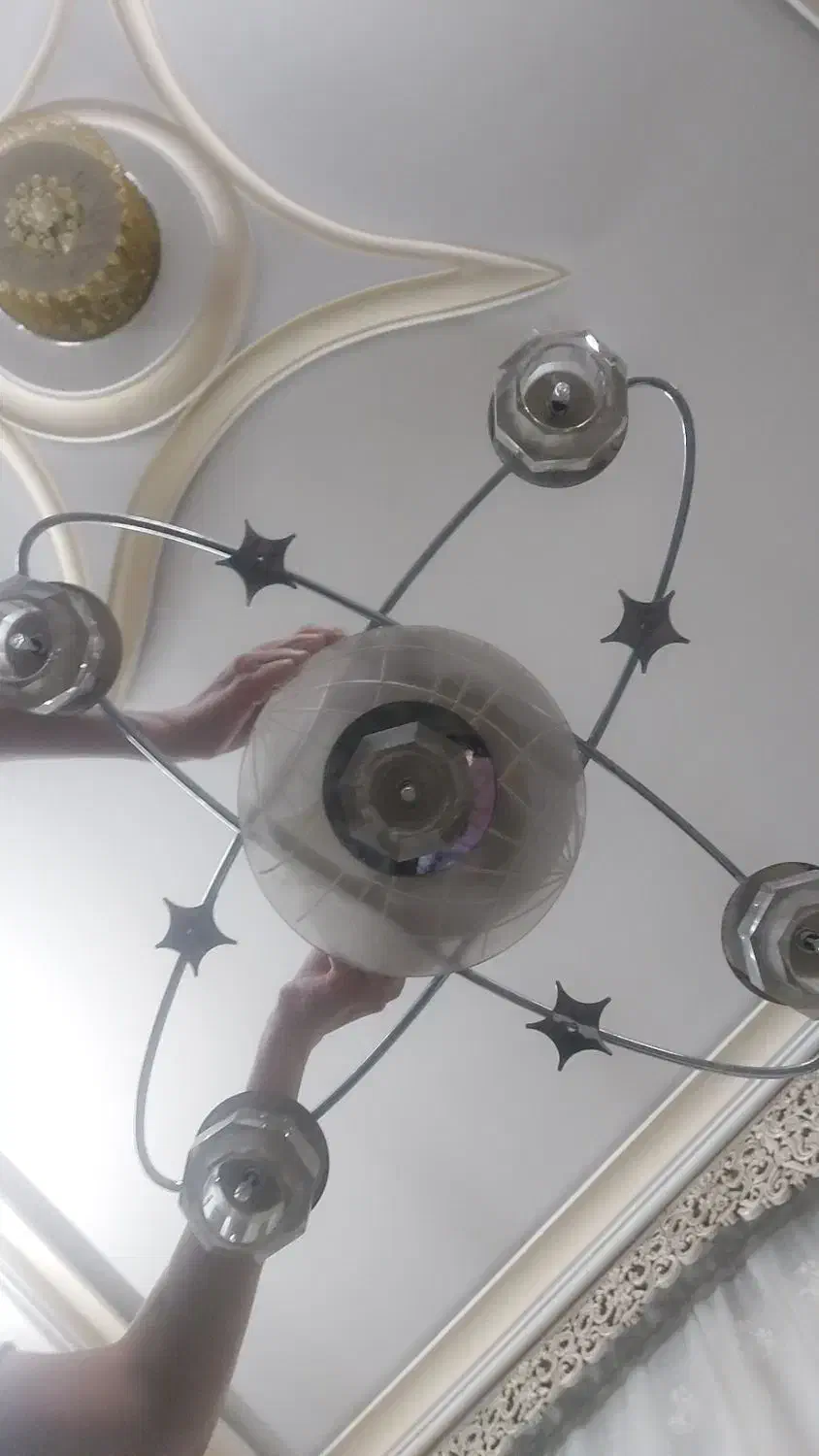 فروش دوعدد لوستر|لوستر و چراغ آویز|شاهرود, |دیوار